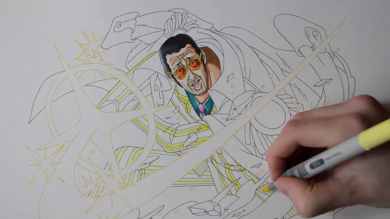 Кизару ван пис рисунок