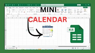 How To Insert Mini Calendar In Excel