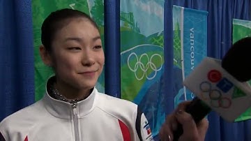 2010 0226 after olympic gold medal   YuNa Kim Interview  CTVflv