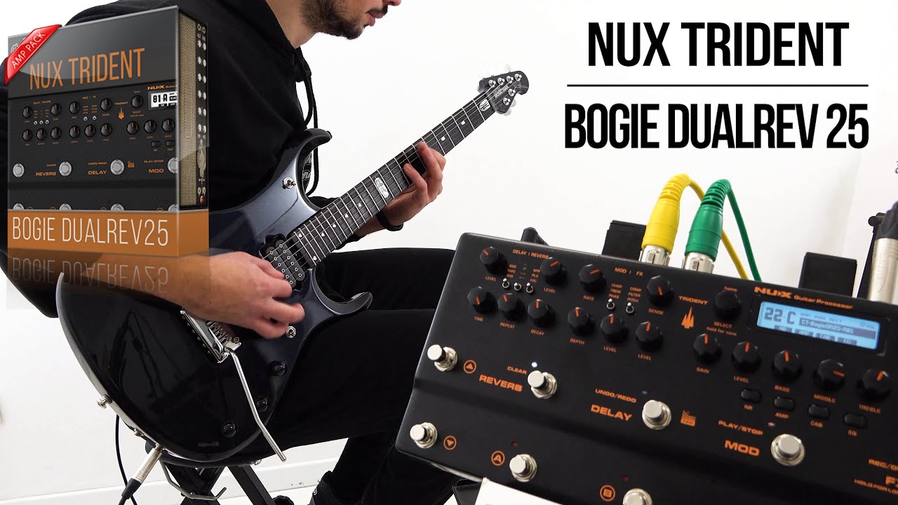 Mesa Boogie Rectoverb 25 Amp Pack for NUX Trident | Playthrough Demo (Bogie DualRev 25)