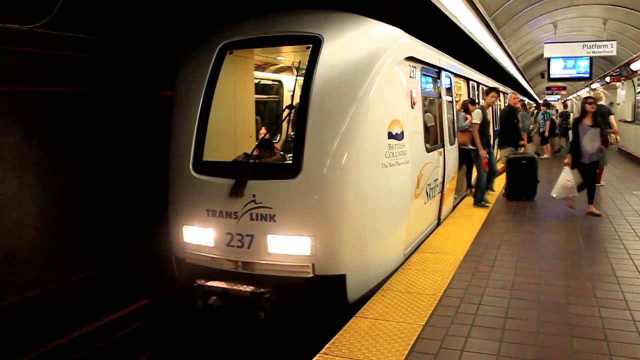 Granville Station SkyTrain Action YouTube