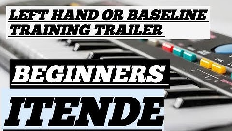 Left hand Itende Trailer||How to play iTende Style||lessons and tutorials of itende/intente style