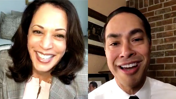 Kamala Harris and Julián Castro Instagram Live