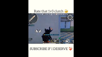 Quick 1v3 clutch 😵😰 #pubgmobile #bgmi #shorts #1v3
