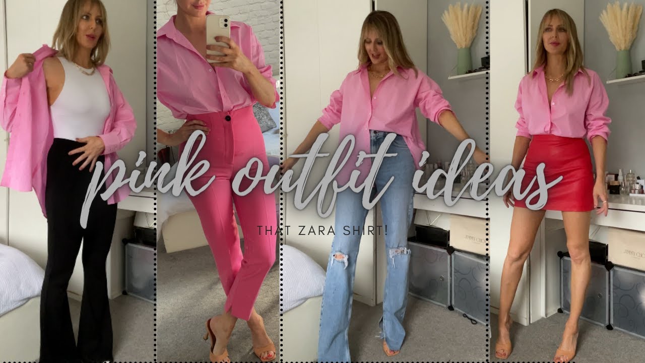 ZARA pink shirt | PINK outfit ideas ...