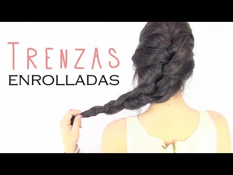 Peinados fáciles: Trenza enrollada