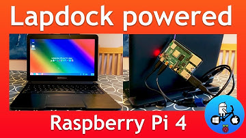 Under Clocking Pi 4. Motorola Atrix 4G Lapdock powering Raspberry Pi 4.