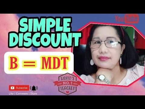 How To Compute A Simple Discount/Bank Discount/Proceeds