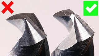 6 Practical Drill Sharpening Hacks !!! [Subtitle]