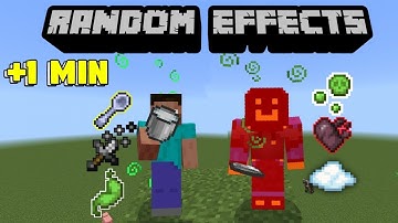 MINECRAFT But EVERY 1 Minute we GET RANDOM Effects
