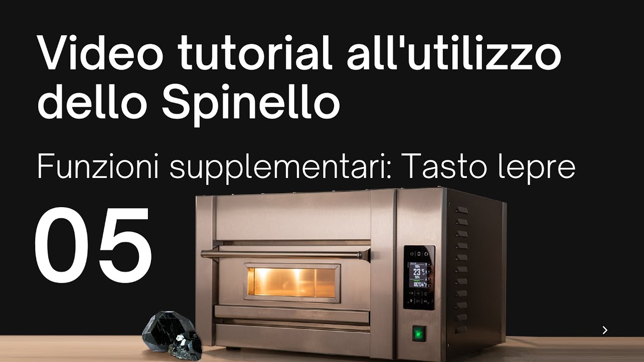 SUD FORNI S.R.L. 05 - Tasto Lepre - Video tutorial Forno elettrico Spinello