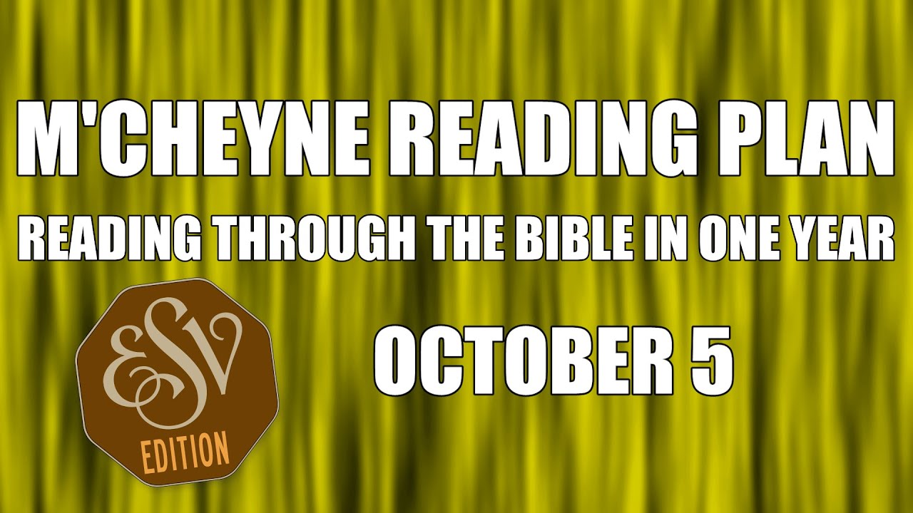 Day 278 - October 5 - Bible in a Year - ESV Edition - YouTube