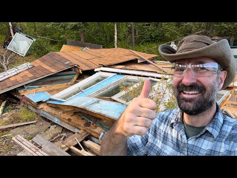 Demolition Gives Way to the First Foundations of a Remote Cabin Rebuild