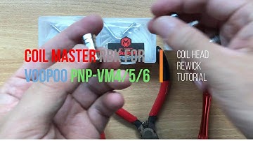 How to Rebuild VooPoo PnP-VM-4/5/6 Mesh Coil with Coil Master RBK | Rewick Tutorial