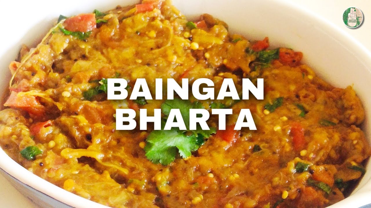 Baingan Bharta in oven No Onion No Garlic How to make Baingan bharta