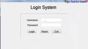 How to Create a 3 Attempt Login System Using IF Statement in Visual Basic.Net
