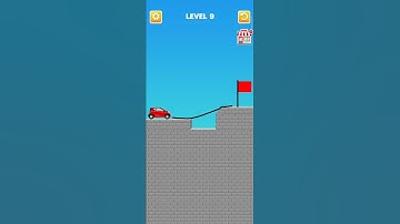Draw Bridge Game Level 9 #shorts #viral #car 🔥
