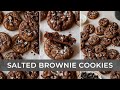 The best salted brownie cookies