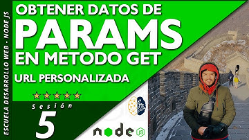 Params en método Get 🚀 Node JS | Capturar datos en URL ✅