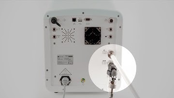 fabian HFO: Power supply, compressed air, oxygen supply and flow sensor