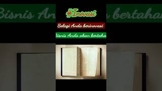 Bertahan dan maju dengan inovasi #inovasi #i novasibisbisnis #shorts