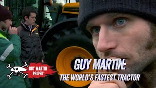 Guy finds the perfect tyre for his Speed Tractor record | Guy Martin Proper