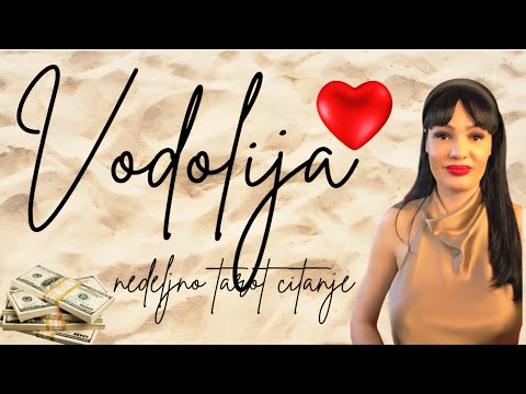 VODOLIJA Bice Im Zao 7 7 13 7 Nedeljno Tarot Citanje
