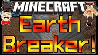 Minecraft Mods - EARTH BREAKER Mod ! Mad Miner Planet Cracker !