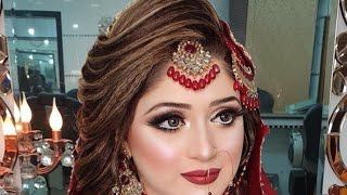 real bridal makeup step by step with easy method by Azeem beauty salon screenshot 5