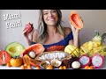 Exotic Fruits MUKBANG with Miami Fruit! Cacao, Mamey, Dragon Fruit, Kumquats and More!