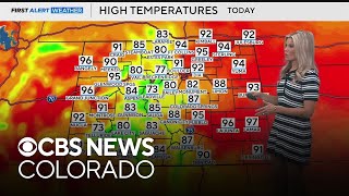 Summer heat settles in for a few days in Colorado