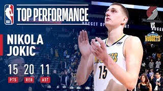 Nikola Jokic Records 10th Triple Double Of The Season!