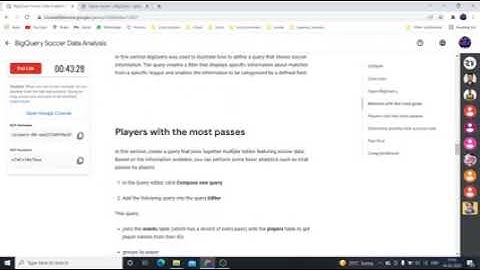 BigQuery Soccer Data Analysis|qwicklab solution