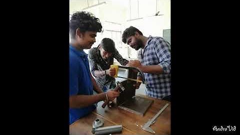 Spur Gear cutting attachment on lathe machine  (Our Btech Mechanical Project 😎 😎 )