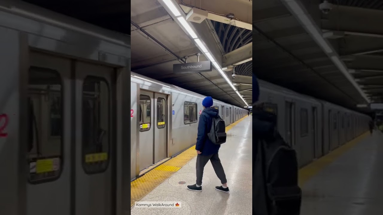 Arriving @Yorkdale Subway Station🚇TTC Ride 🚉 Toronto 🇨🇦