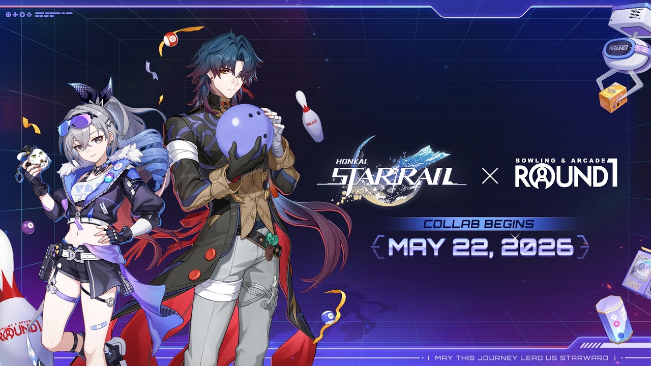 スターレイル x ラウンドワン USAコラボの新PVが公開！ブレイドと