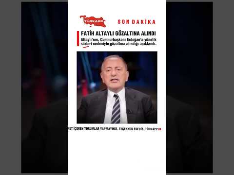 🟥 Fatih Altaylı’nın,