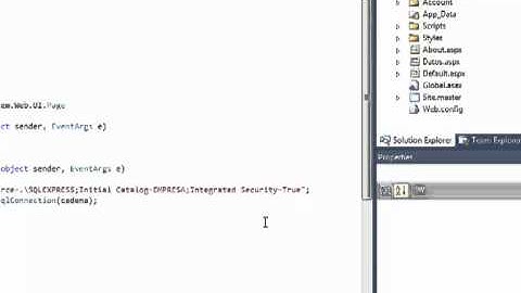 Conexion Base de Datos en SQL Server 2008