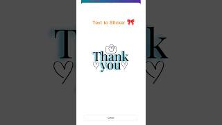 Text to Sticker Design ✨Canva Effect 🎨#canva #design #sticker #creative #viralshorts