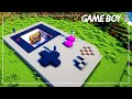 【minecraft】Survival in GAMEBOY Building tutorial　ゲームボーイハウス建築チュートリアル【マイクラ建築】