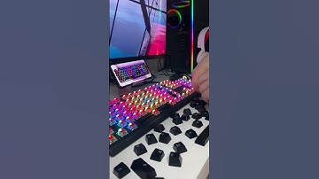 Cleaning my SteelSeries APEX 7 Keyboard #cleaningmotivation #cleaning #shorts