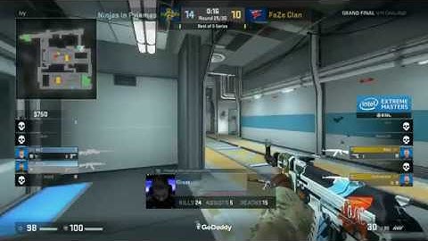f0rest spicy 1 tap vs FaZe - IEM OAKLAND 2017 FINAL (CSGO)
