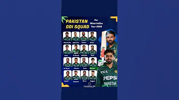 Pakistan Squad Announced Odi For West Indies Tour 2025 