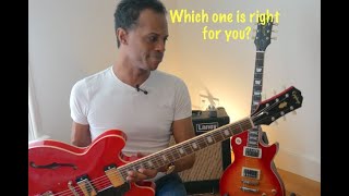 Les Paul Vs ES335: Advice for older guitar players