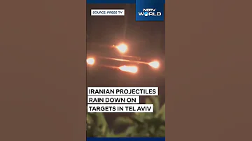 Iran Attacks Israel Iranian Projectiles Rain Down On Targets In Tel Aviv 