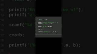 #4| Basic C Language Tutorial For beginners | Programming Exercise 5 #shorts #coding
