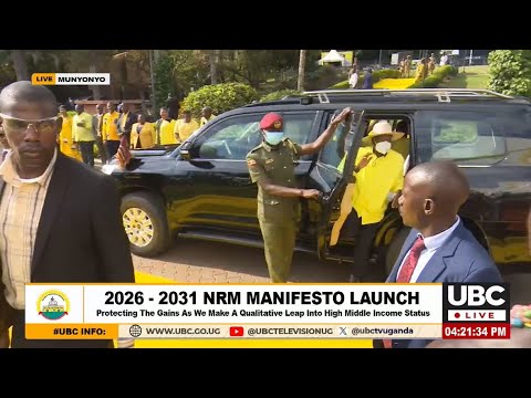 LIVE MUSEVENI LAUNCHING THE 2026 2031 NRM MANIFESTO SEPTEMBER 29 2025