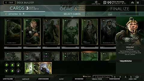 Paragon Deck Guide - Withering Shadow