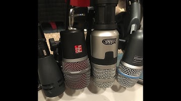 Tom mic comparison: e604, Beta56, PM10, V Beat