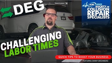 SCRS Quick Tip: Using the DEG to challenge labor times